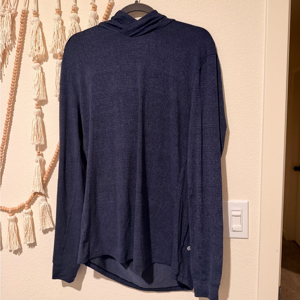 Navy Lululemon men’s pullover with hood XL